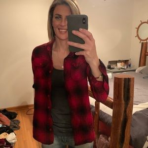 Women’s boutique red/black flannel